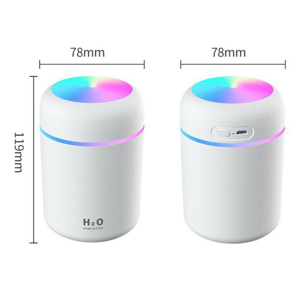3pcs Portable 300mL  Humidifier Aromatherapy Aroma Oil Diffuser
