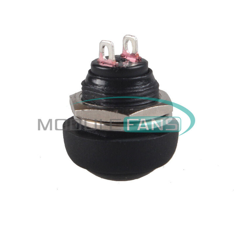 10Pcs Red 12mm Waterproof Momentary ON/OFF Push Button Mini Round Switch