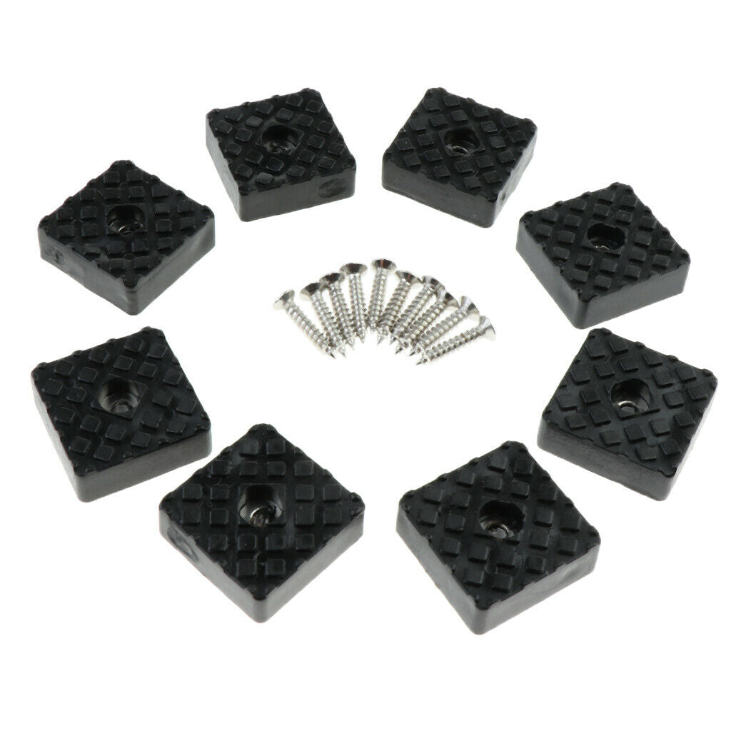 8pcs anti slip furniture pads chair table cabinet rubber bumper