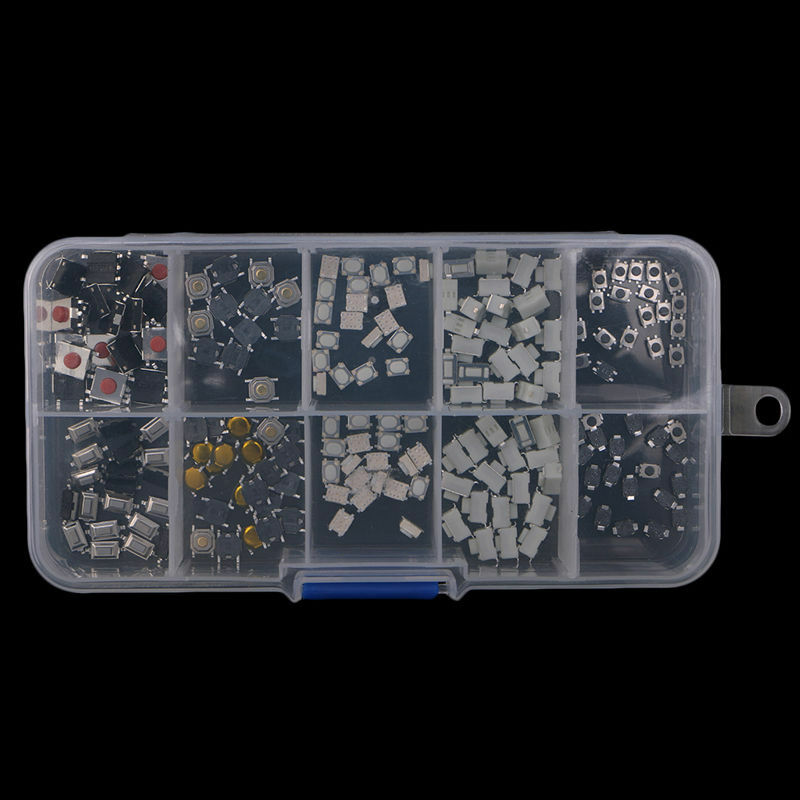 250 PiÃ¨ces 10 ModÃ¨les Tactile Bouton Poussoir Interrupteur Miro Voiture Commande