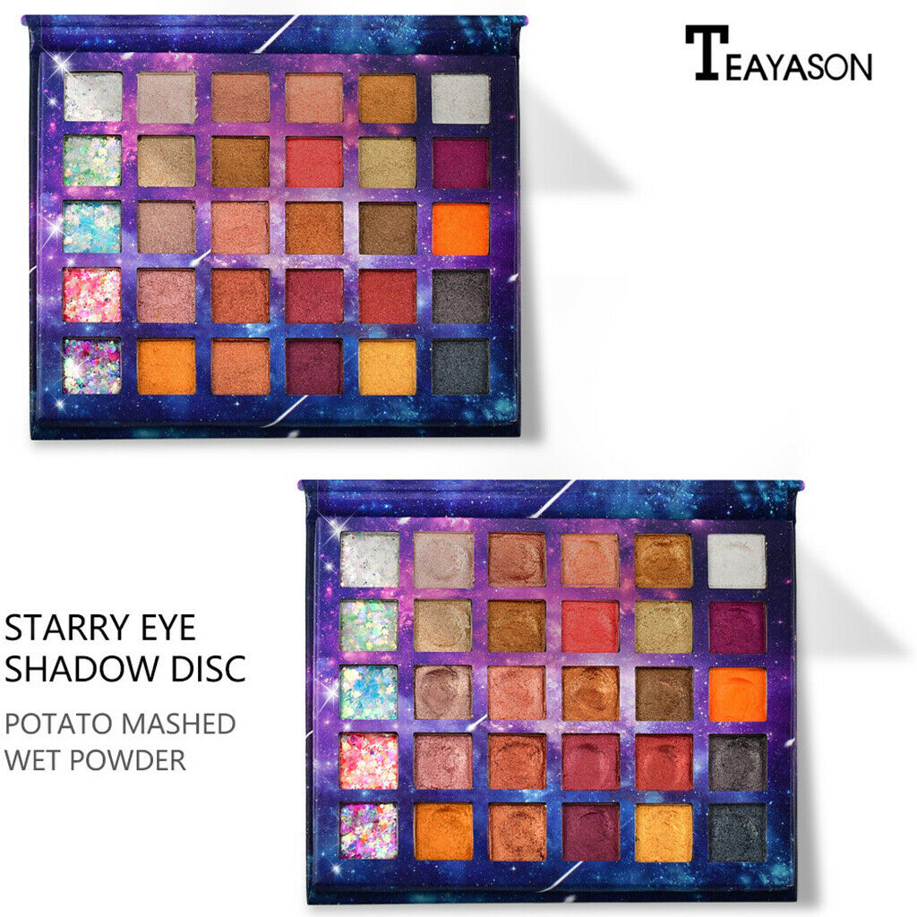 30 Colors Wet Mineral Eyeshadow Palette Long Eye Shadow Smoky Eye Shade