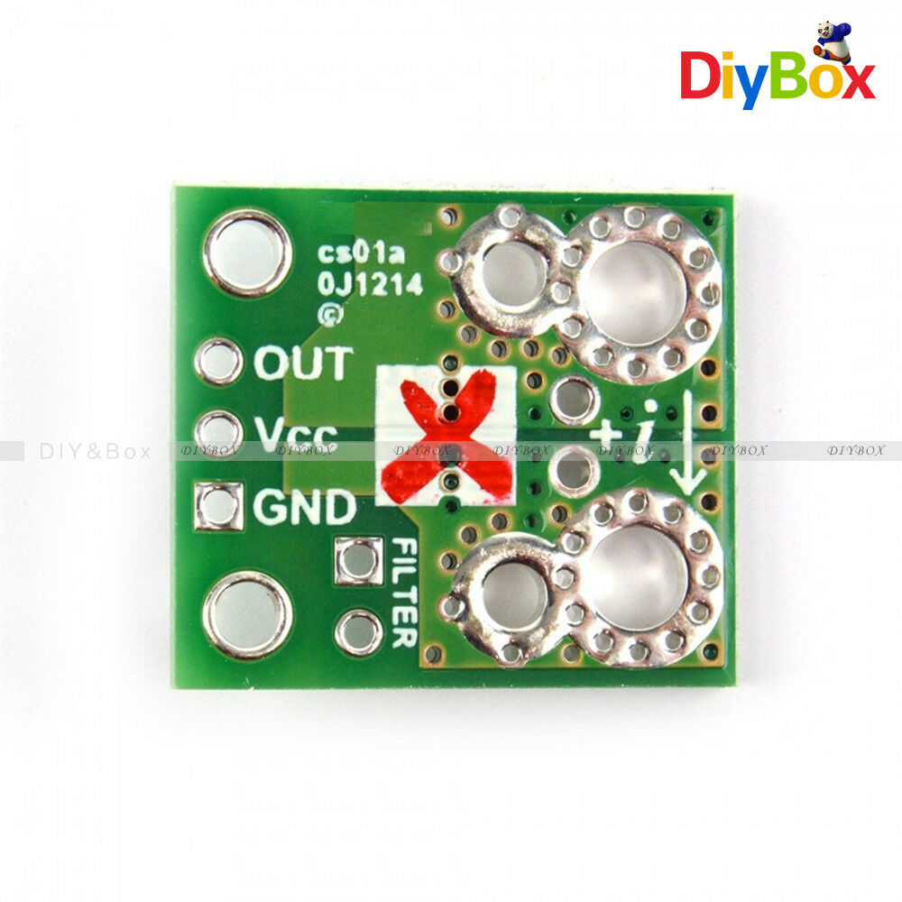 20A Range Current Sensor Carrier Module ACS714 Board 4.5V-5.5V for Arduino