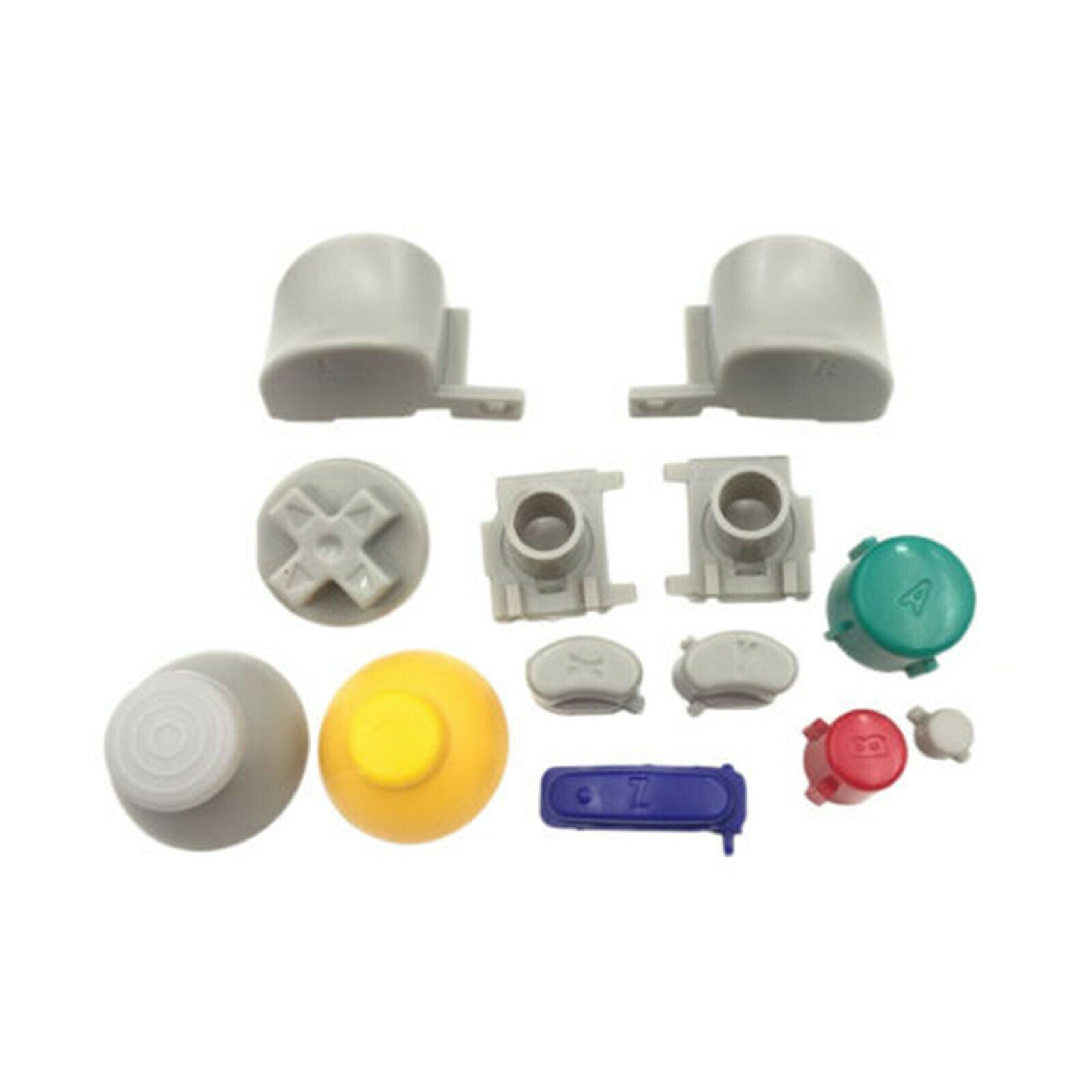 Fit for Gamecube Controller Replacement Button Cap Thumb Stick Parts