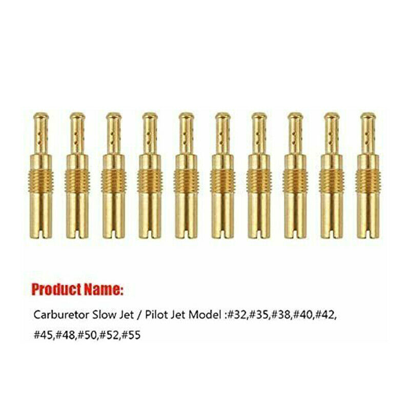 30Pcs Carburetor Main Jets 10Pcs Slow Pilot Jet Kit For Keihin PWK OKO Carbs ATV