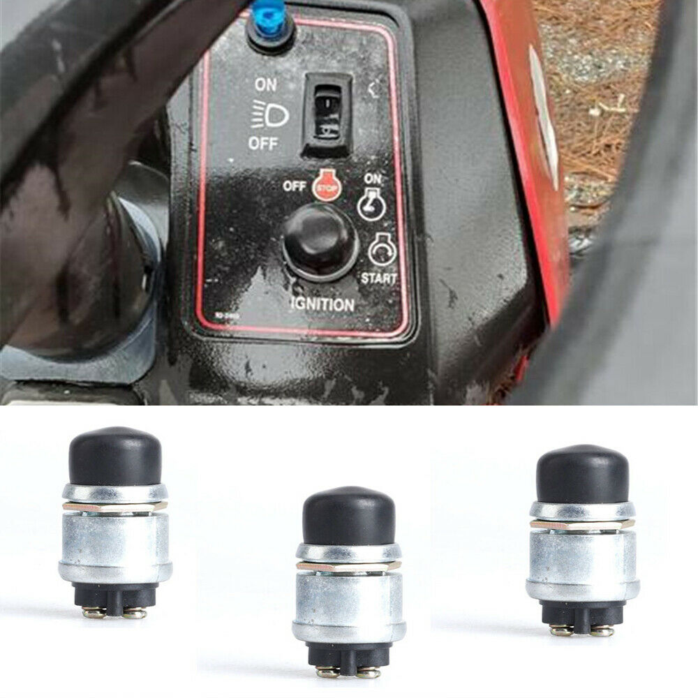 3Pcs 12V 50A Horn Engine Start Starter Switch Push Button For Car Boat Marine