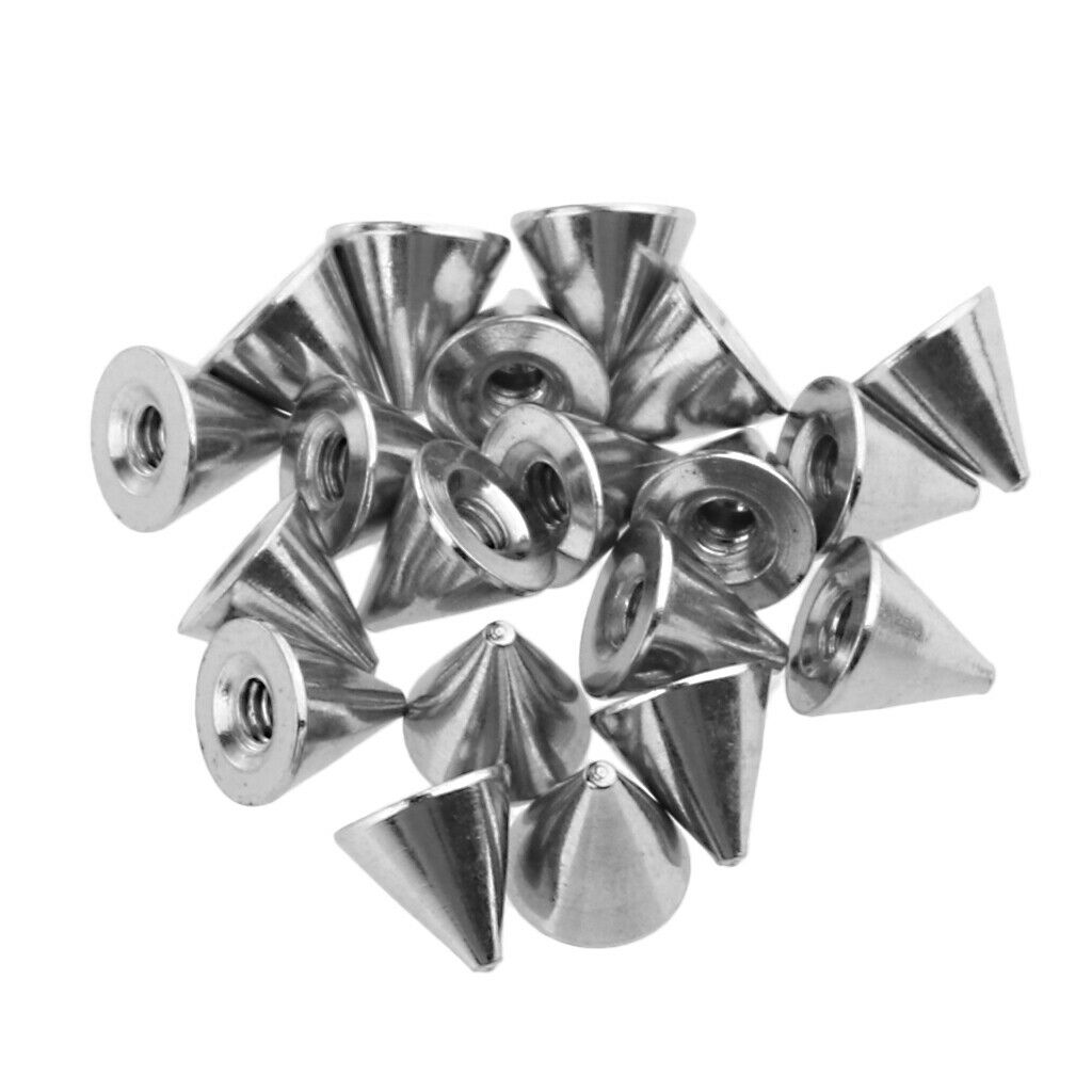 40 Pieces Bulk Stainless Steel Piercing Jewelry Spike Fit 16g Barbell