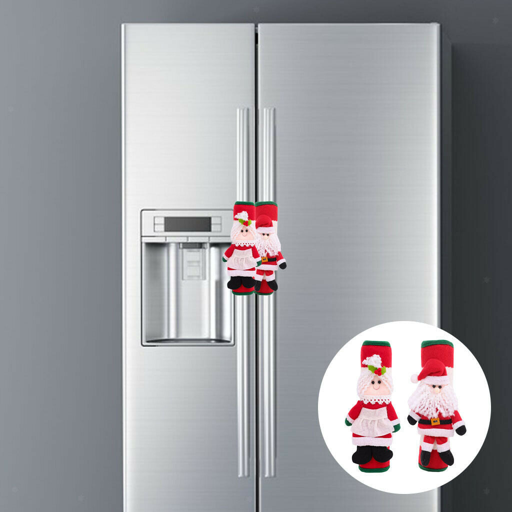 1Pair Fridge Oven Refrigerator Door Handle Cover Smudges Decor Accessories