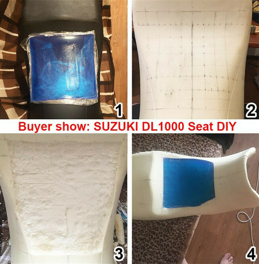 DIY shape Ultra Comfort Gel Motorcycle cushioning Seat 2cm Thickness 25x25cm