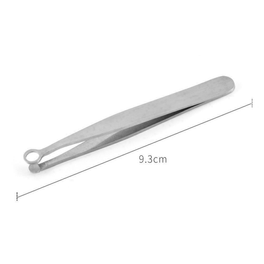 Universal Nose Hair Trimming Tweezers Steel Eyebrow Hair 2021 Nose Cut V0G0