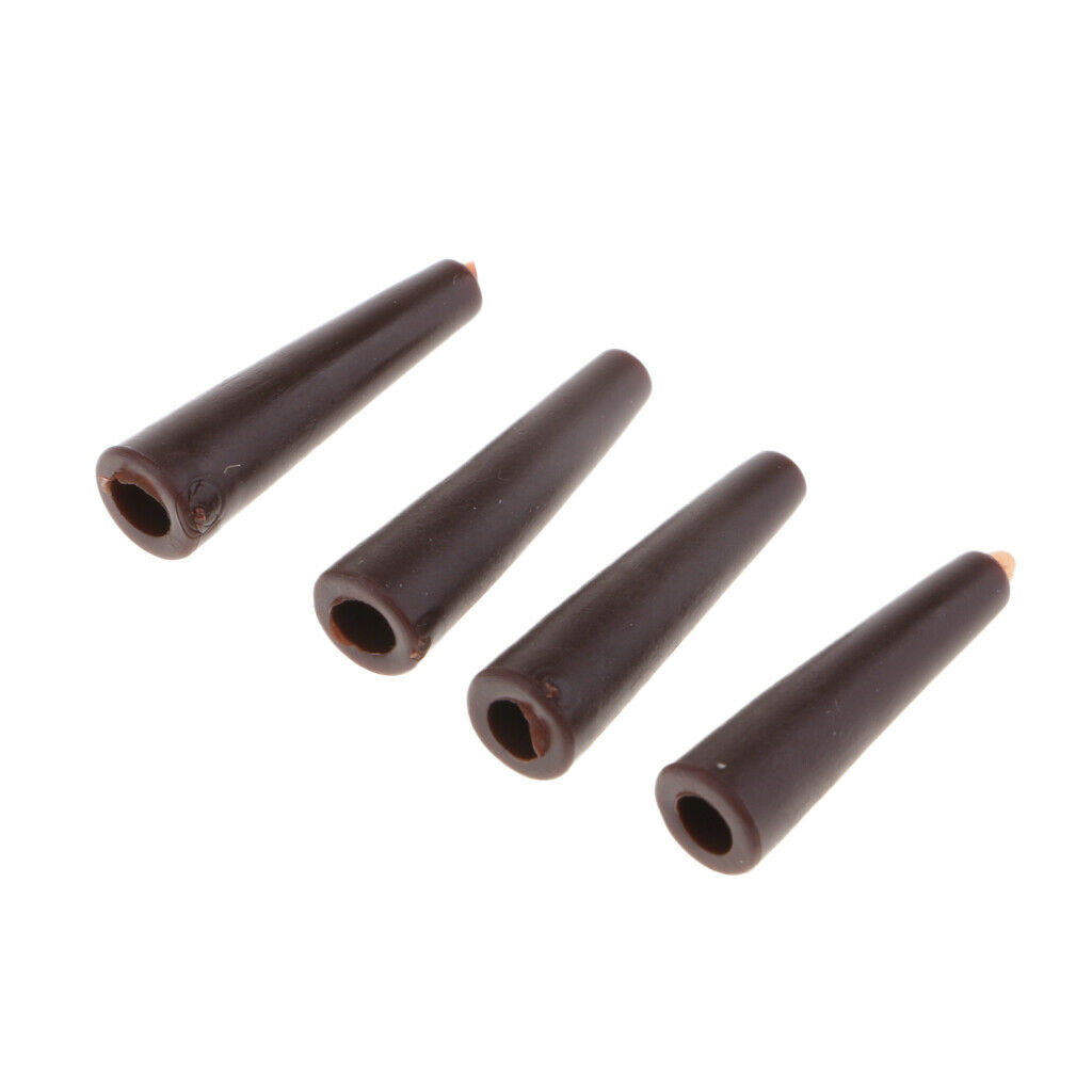 50 Pieces Carp Fishing Tail Rubber Tubes Cones For Saftey  20mm