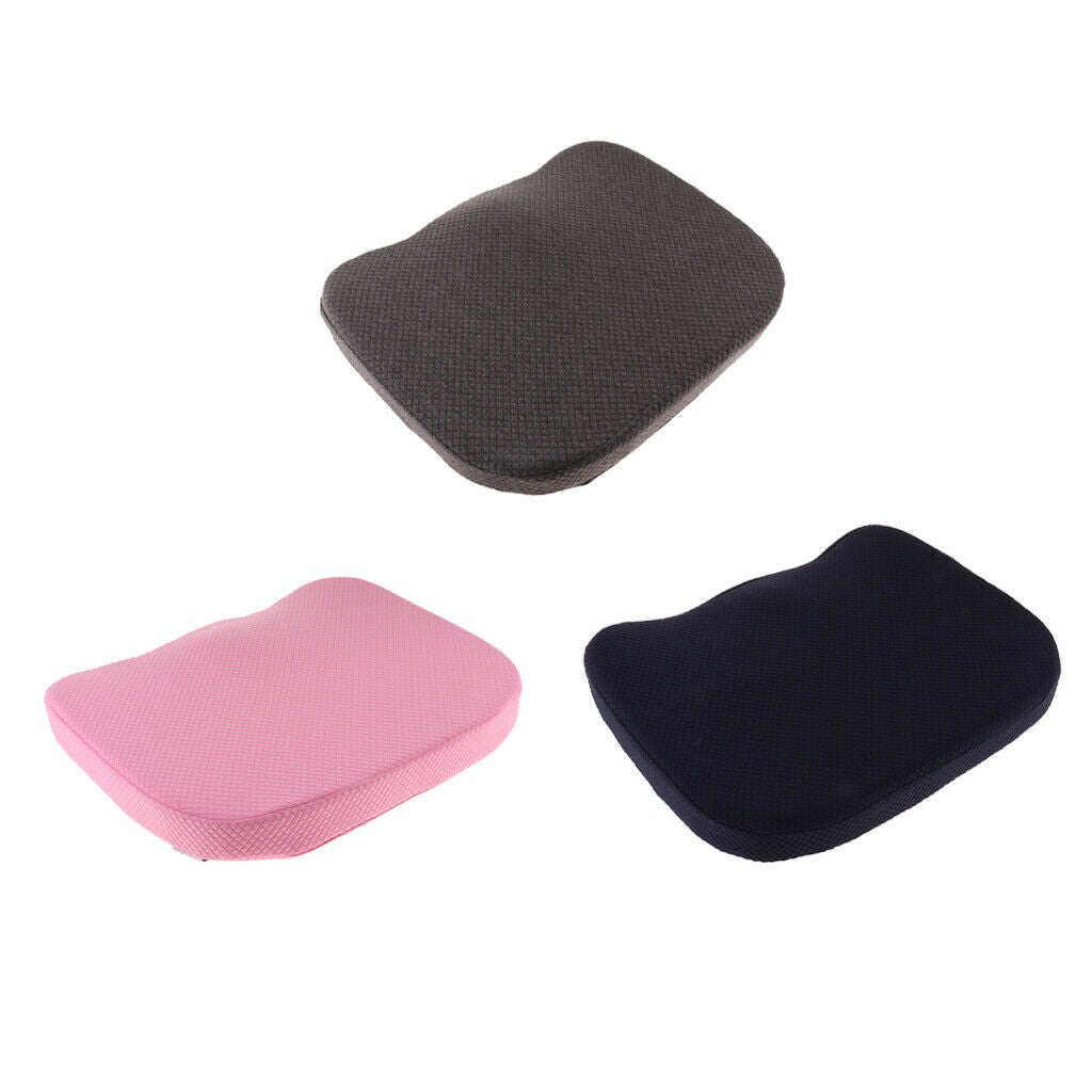 Comfort Chair Pad seat cushion with Zippered Cover for office chair Car Pink