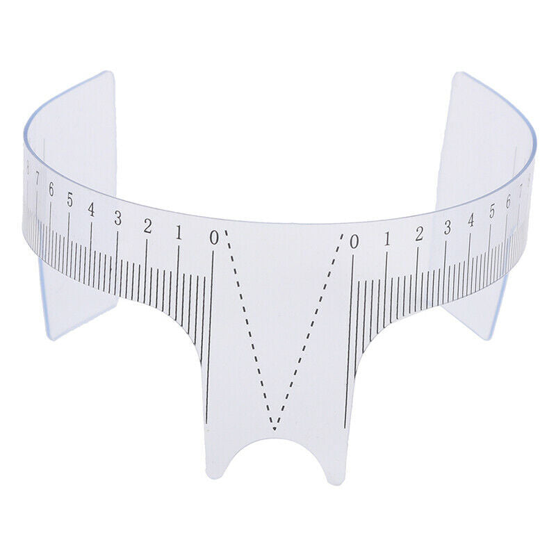 4pcs Reusable Permanent Eyebrow Ruler Tattoo Stencil Brow Grooming Measure ToSJ