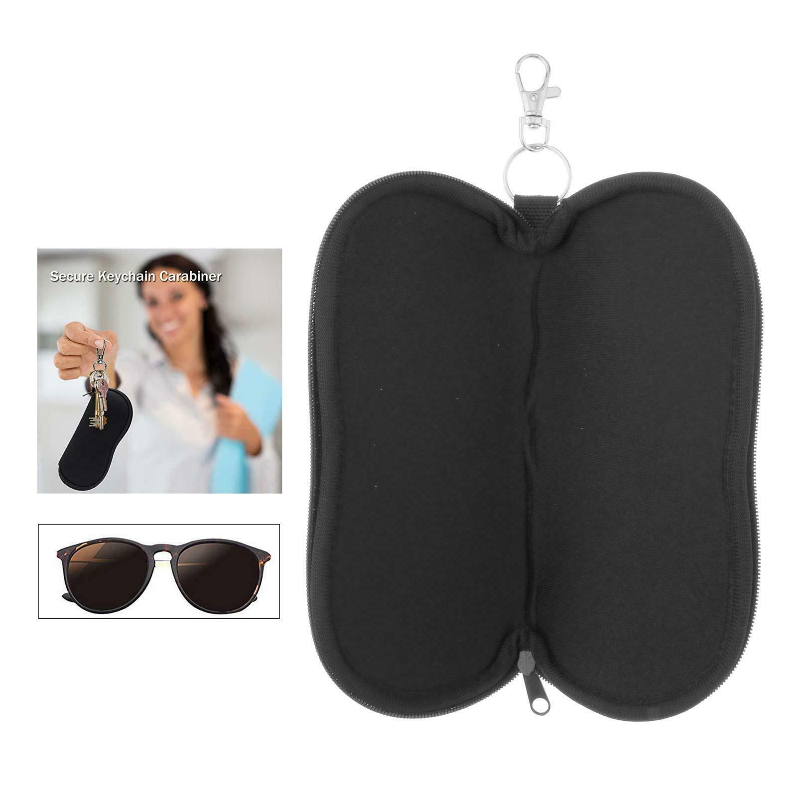 Portable Sunglasses Case Box Zipper Eye Glasses Carry Pouch Eyewear Storage