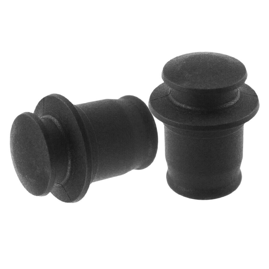 2x Automobile Cigarette Lighter 12V Outlet Plug AP208 Cover Cap Car Black