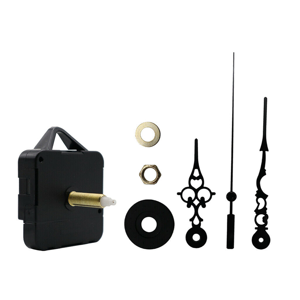 1 Set Long Shaft Clock Movement Mechanism DIY Wall Clock DIY Repair Parts