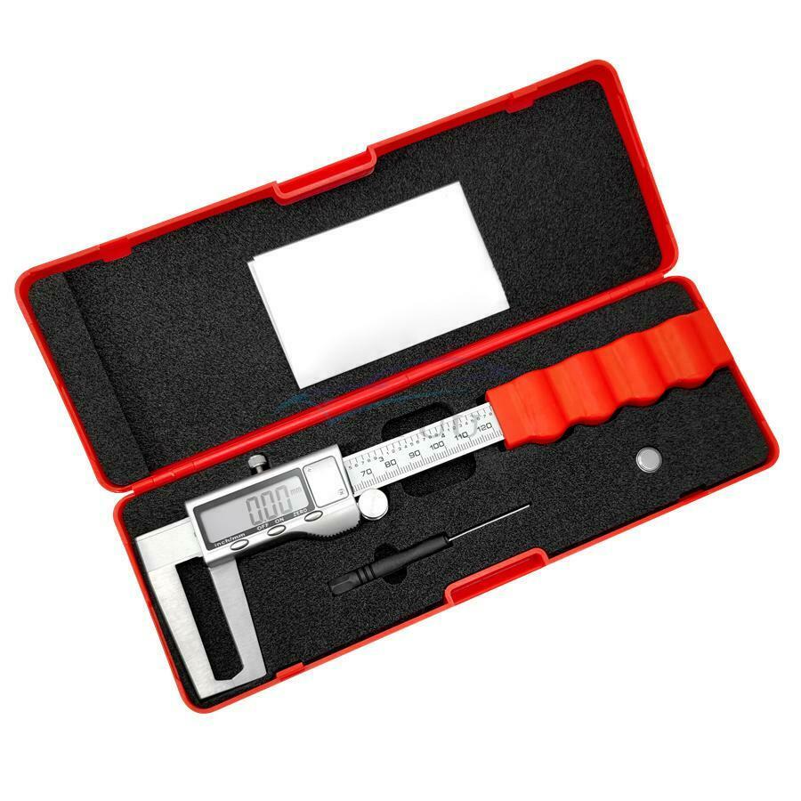 13mm×38mm Inch/mm/Fraction LCD Electronic Digital Brake Disc Rotor Gauge Caliper
