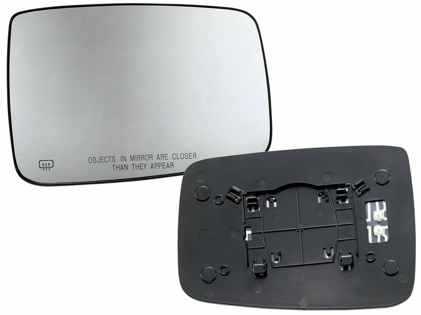 For Dodge Ram 1500 2500 2012-19 Right Passenger Side Mirror Glass Power Heated