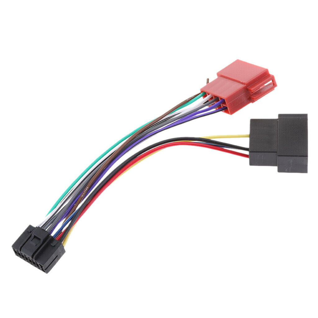 for     Kenwood     16     Pin     ISO     Wiring     Harness     Connector