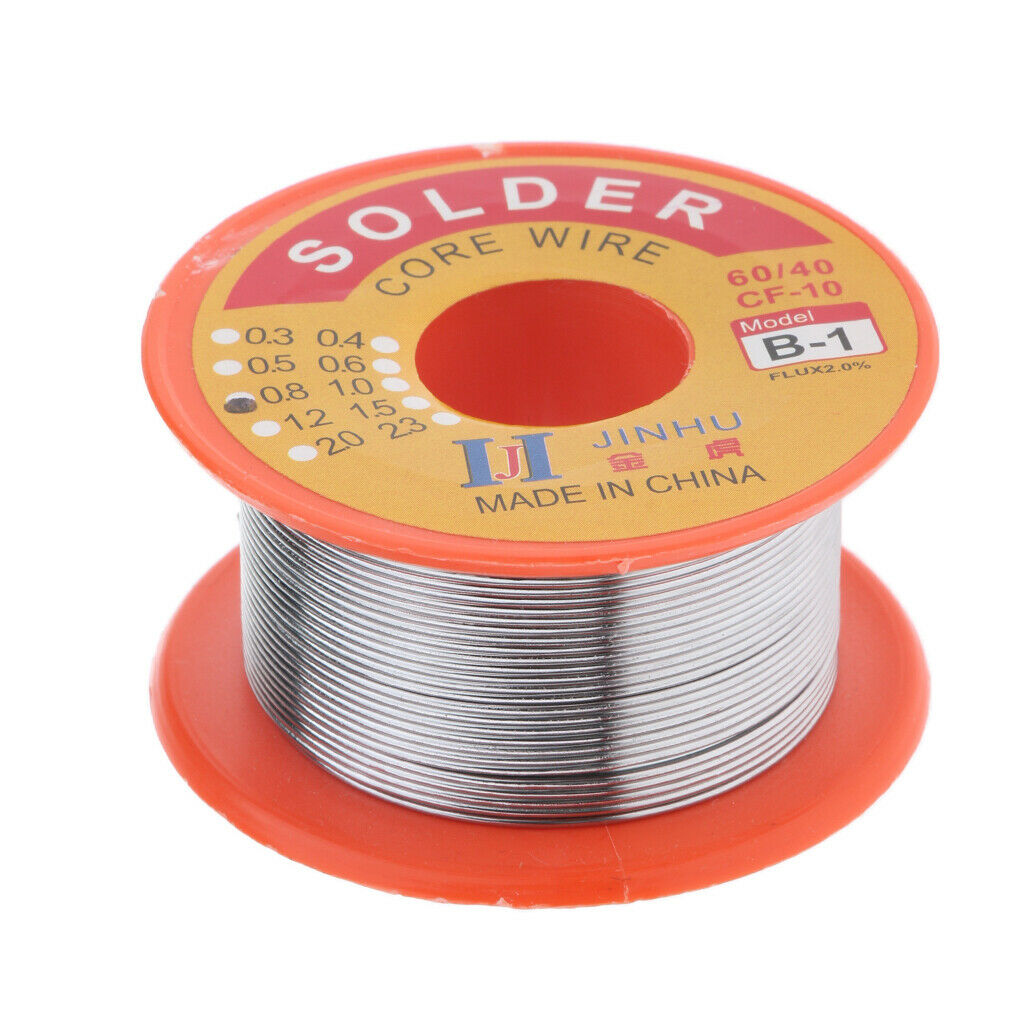 0.8mm Diameter 50g 60/40 Tin Lead Line Soldering Solder Flux Wire Reel