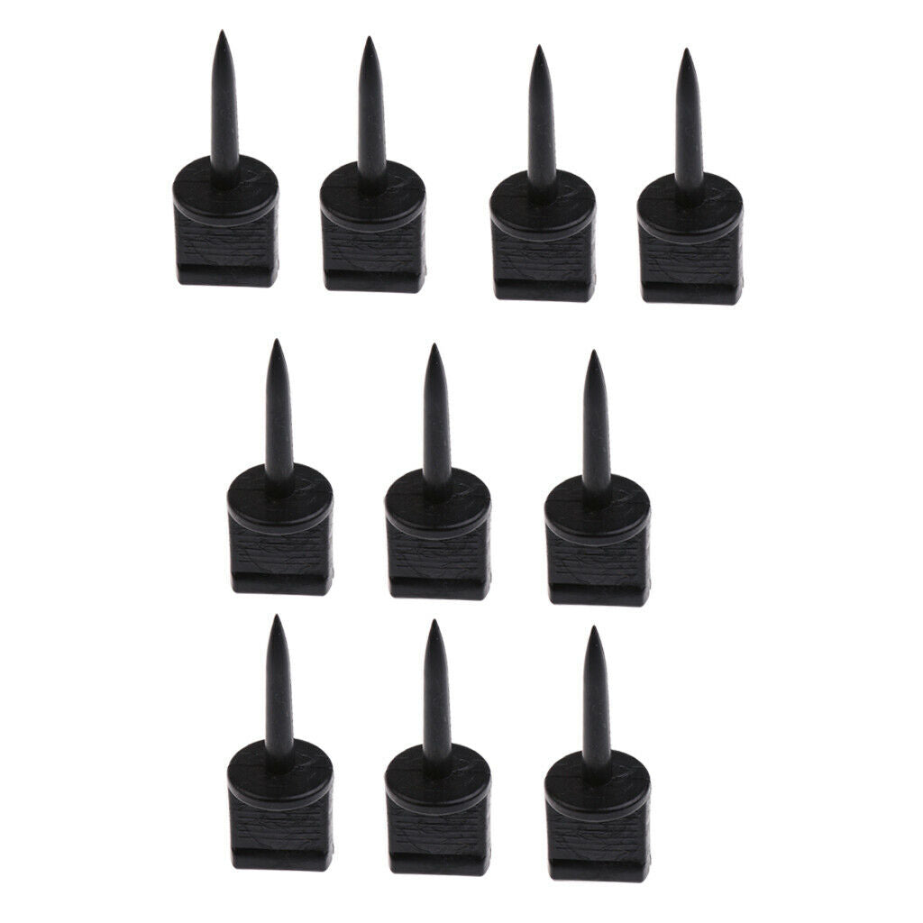 10pcs Plastic Archery Paper Target Pins Nail Supplies Target Face Pins Black