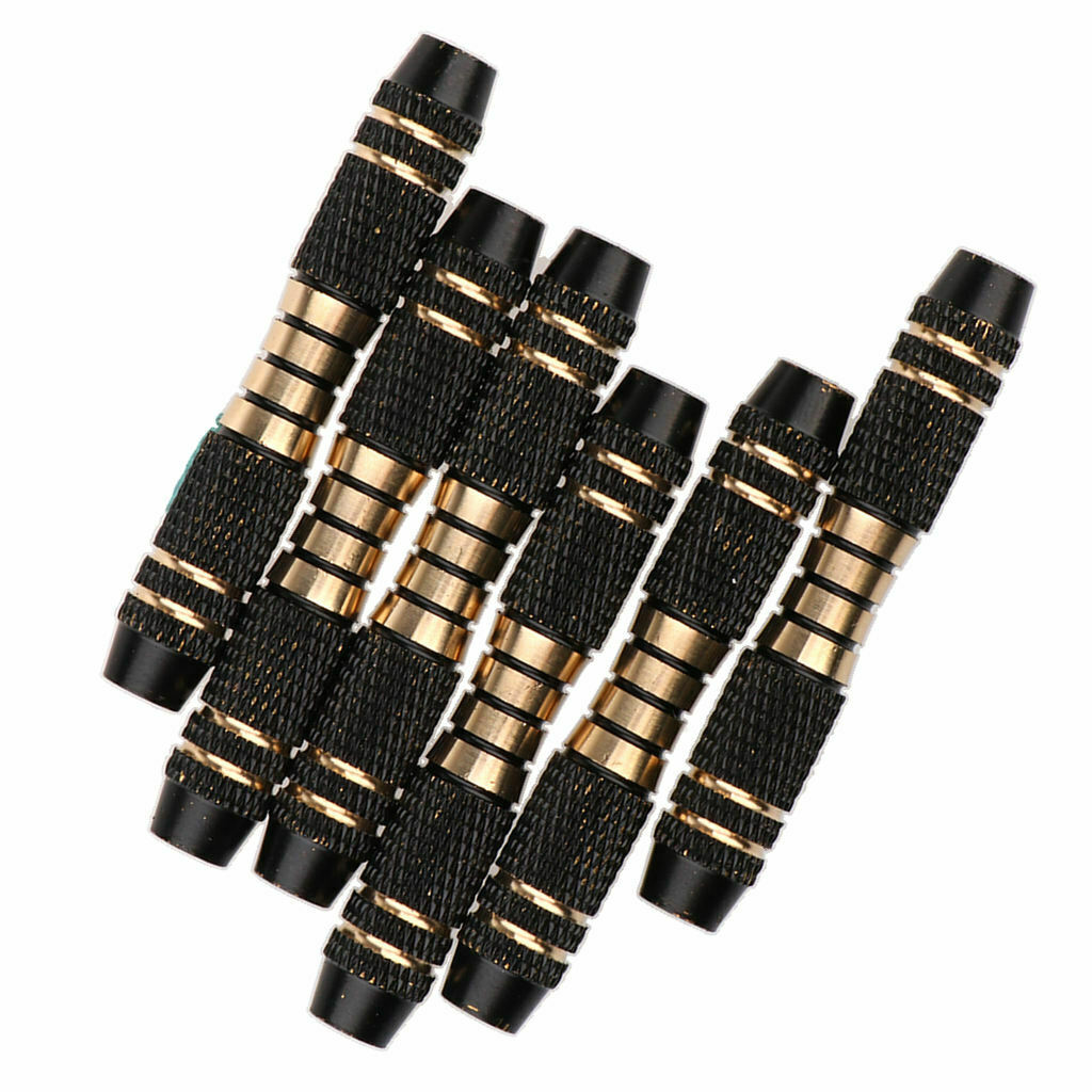 12 Pieces 16 Grams Copper Dart Replacement Barrels Shafts Grip Black