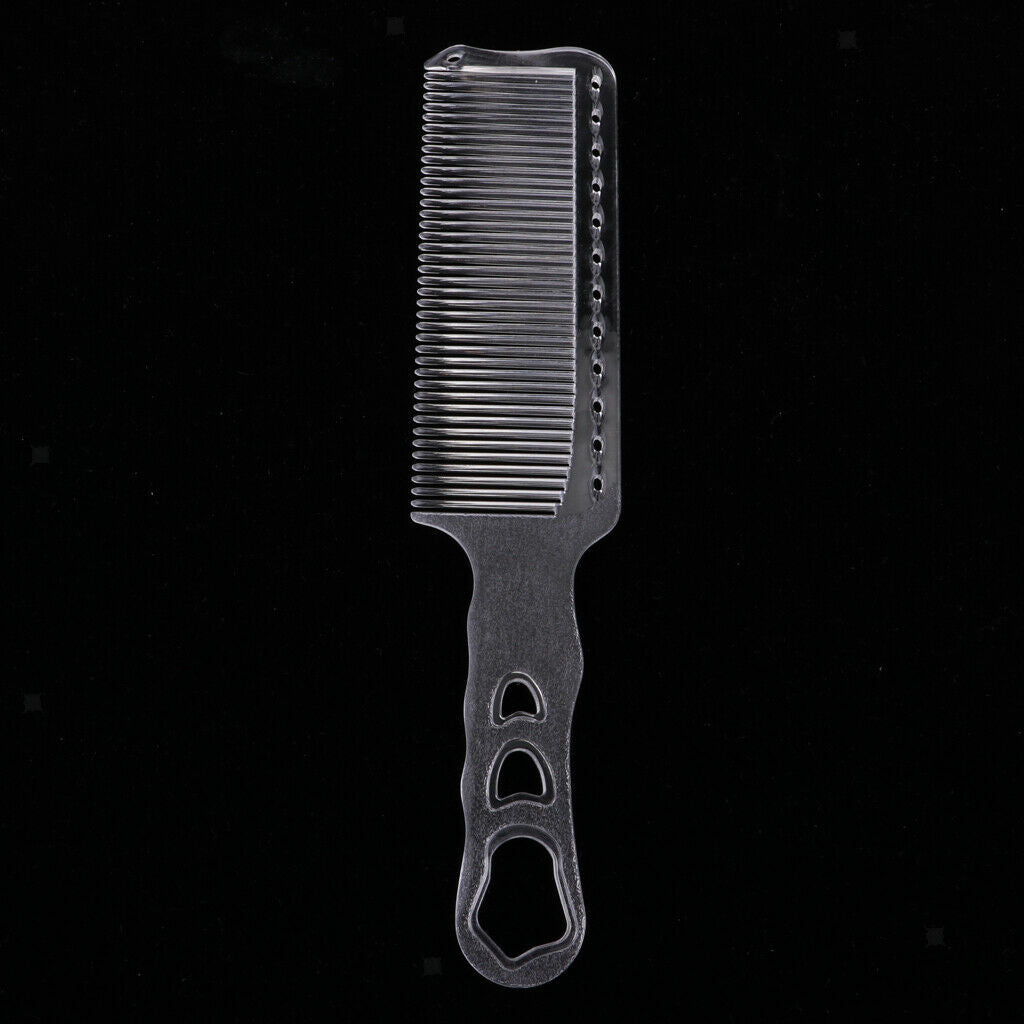 2x Plastic Flattop Haircutting Comb Barber Hairdresser Styling Clipper Comb