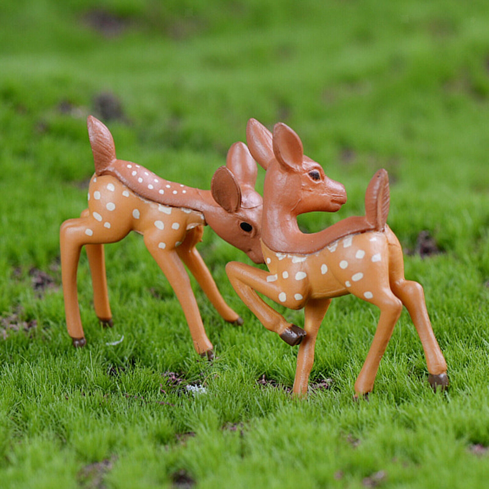 Craft Artificial Deer Statue Fairy Garden Decoration Landscaping Accessories