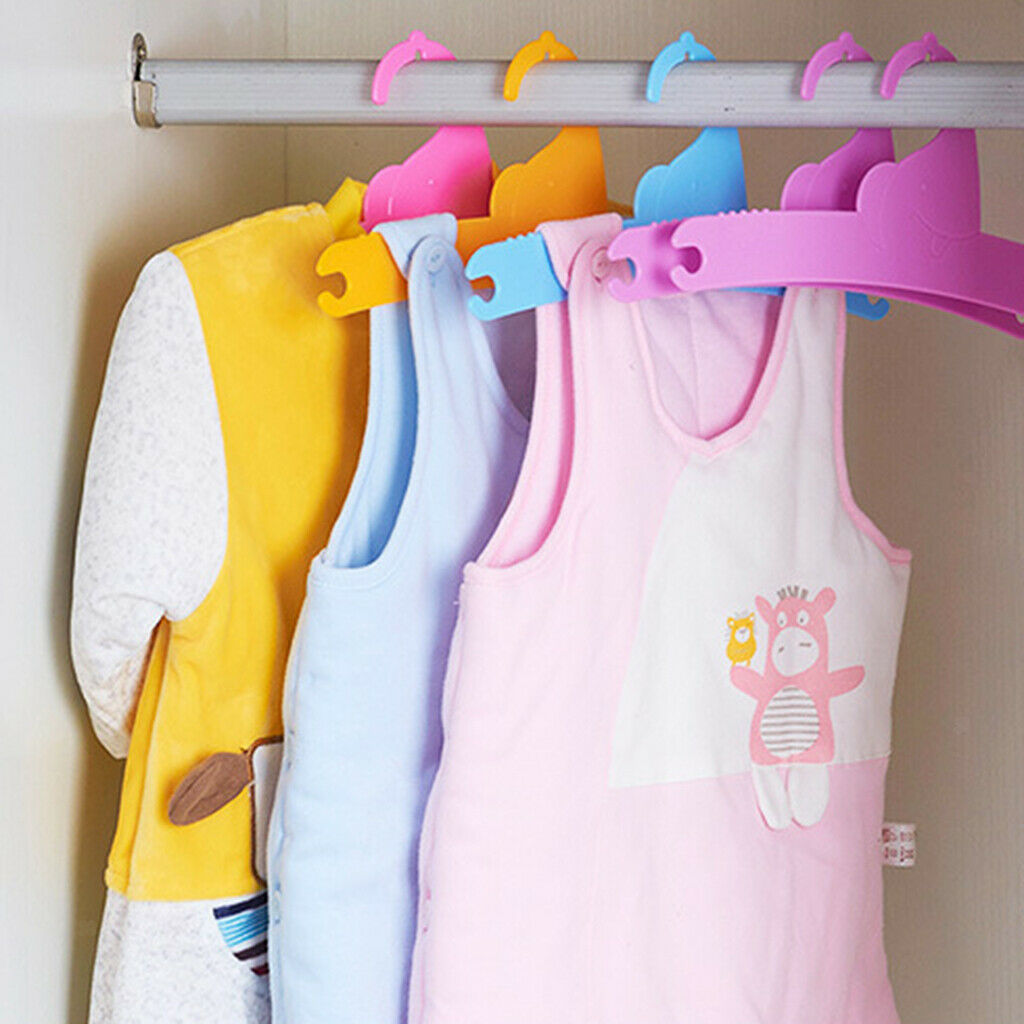 Plastic Children Clothes Hangers Choices Kids Children Shirt Skirt Green