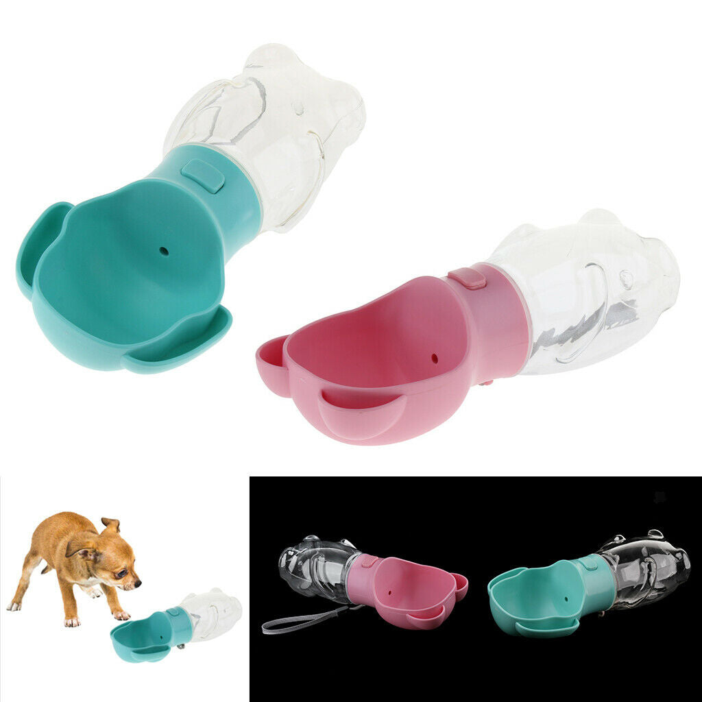 2pcs Portable Dog Travel Water Bottles for Walking Running Hiking in The