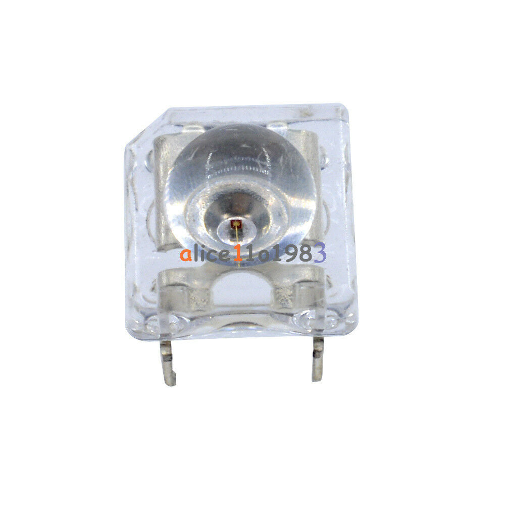 20PCS 5mm F5 Piranha LED Yellow Round Head Super Bright Light Emitting Diode beu