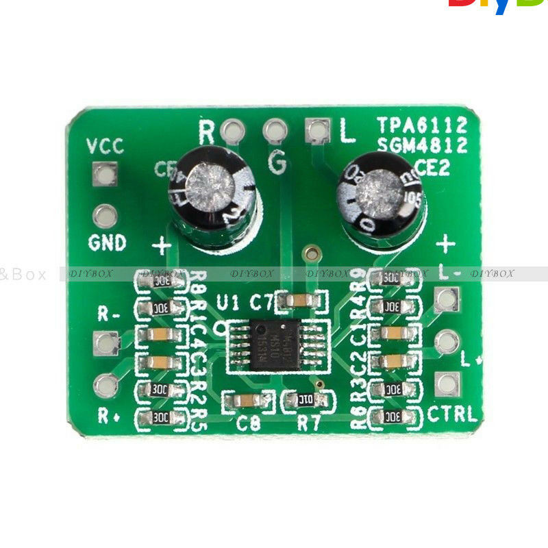 150mW Headphone Amplifier Board Differential Balanced SGM 4812 HIFI Amp Module