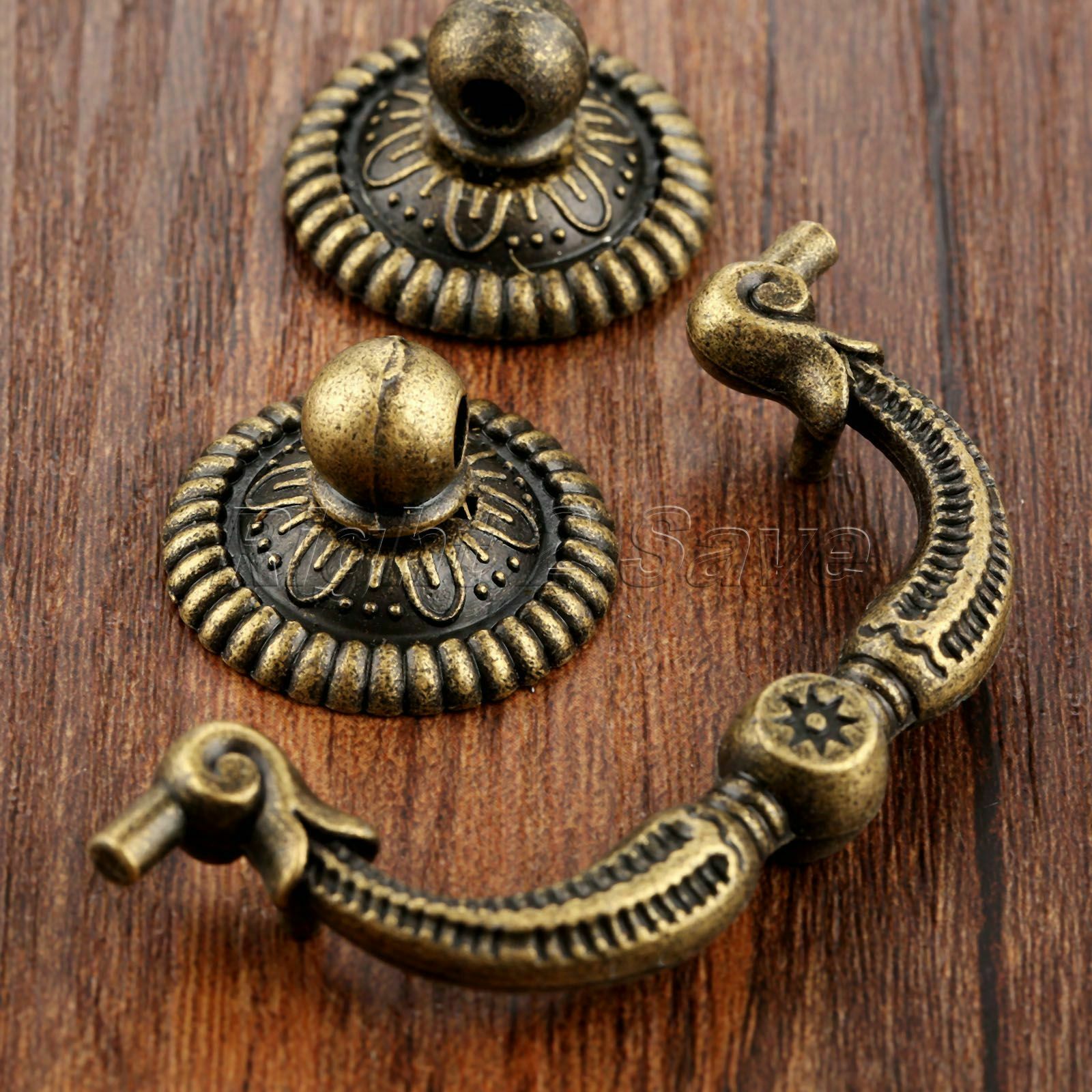 European Style Door Handle Retro Jewelry Box Drawer Pulls Furniture Cabinet Knob