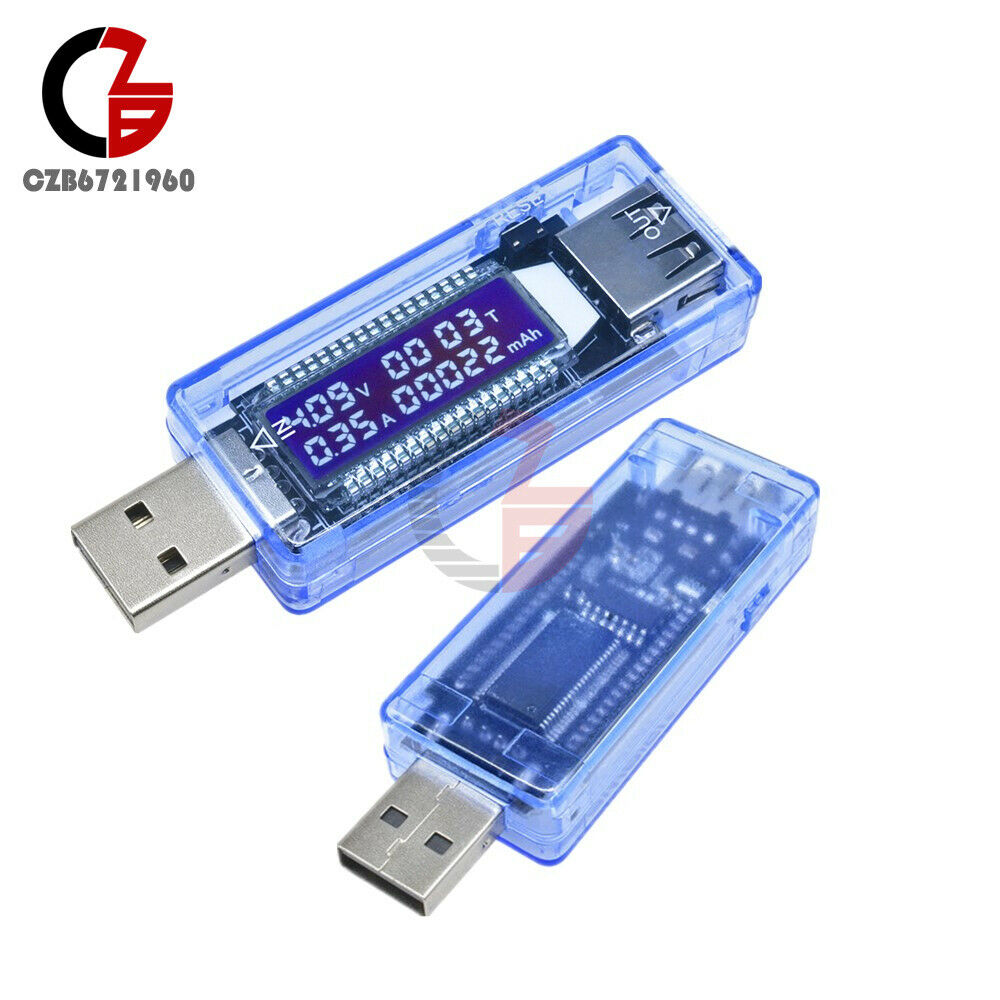 USB Charger Doctor Capacity time Current Voltage Detector Meter Battery Tester
