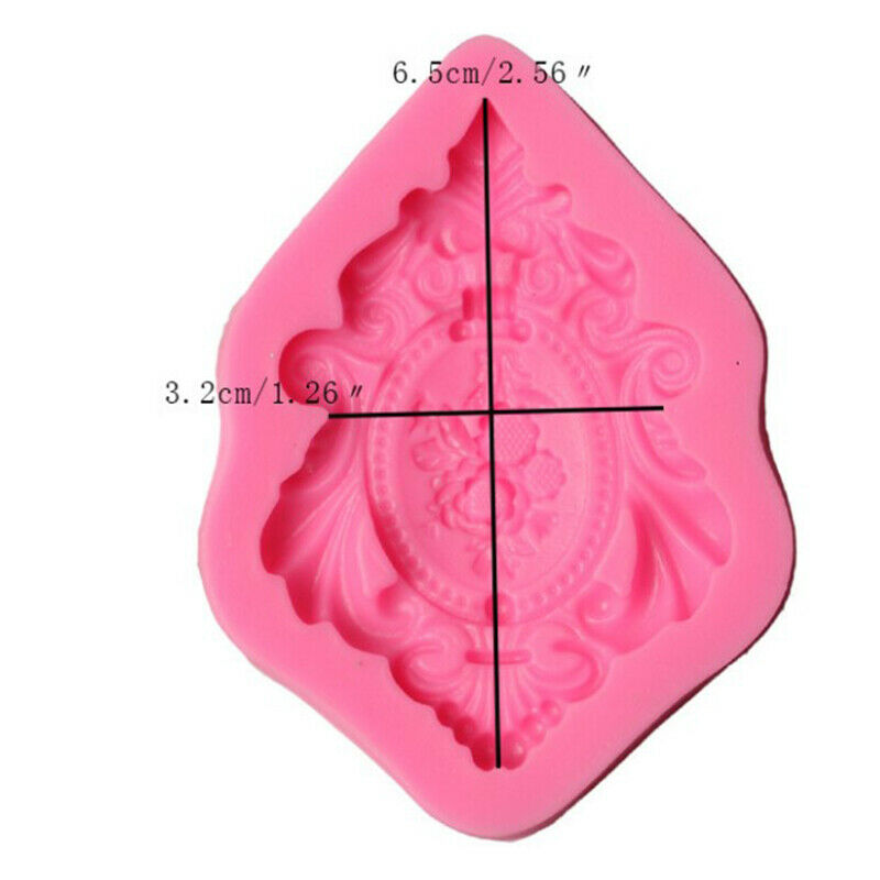 Mirror Fondant Cake Decorating Tools Frame Baking Moul.l8