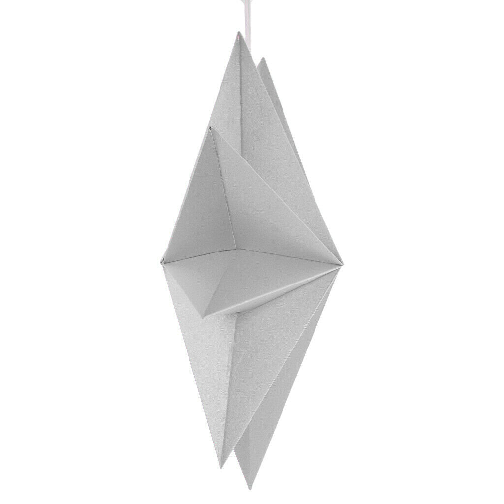 3colors Paper Stars Hanging Christmas Home Party Decoration Wedding Prom Hanging