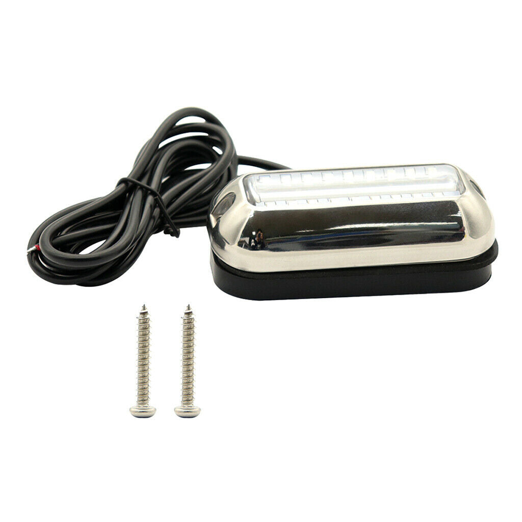Underwater Boat LED Light 27 Leds Boat Waterproof Transom Lamp DC10-30V IP68