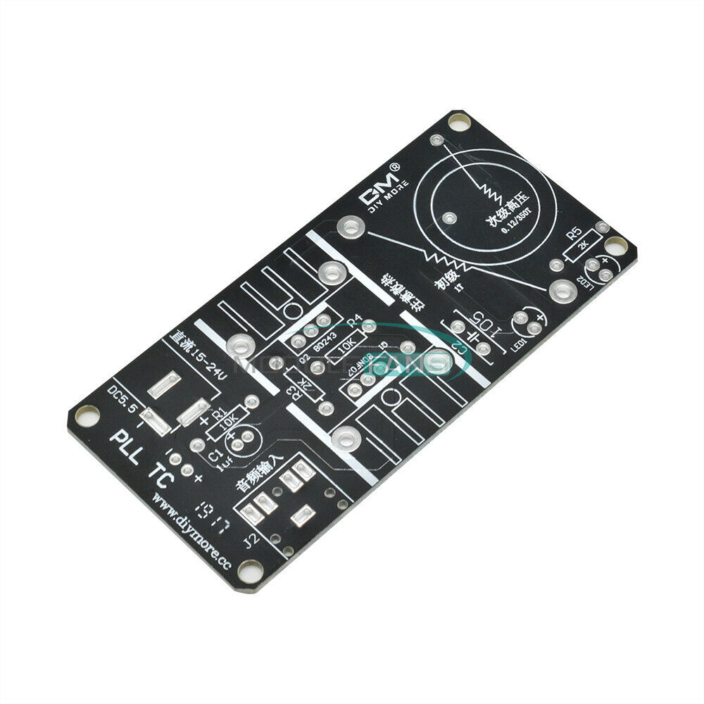 Kits 15W Tesla Mini Coil Plasma Speaker DC 15-24V Wireless Transmitter Generator