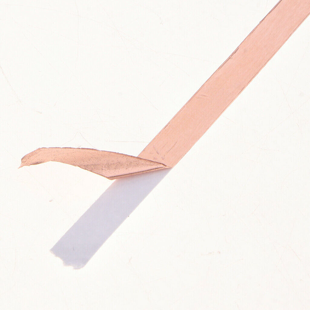 50m Copper Foil Tape w/ Double Conductive Adhesive for EMI Guitar Craft 5mm