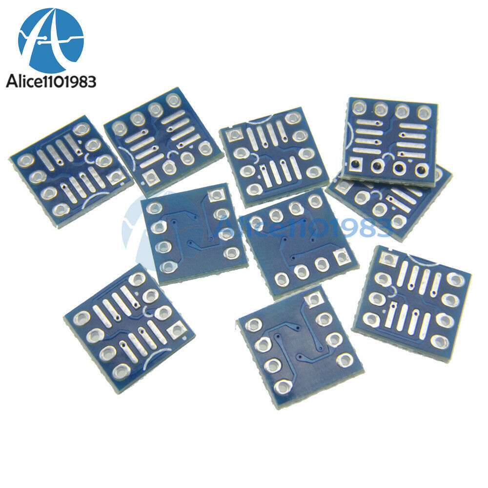 100PCS SOP8 SO8 SOIC8 TO DIP8  Interposer board pcb Board Adapter Plate