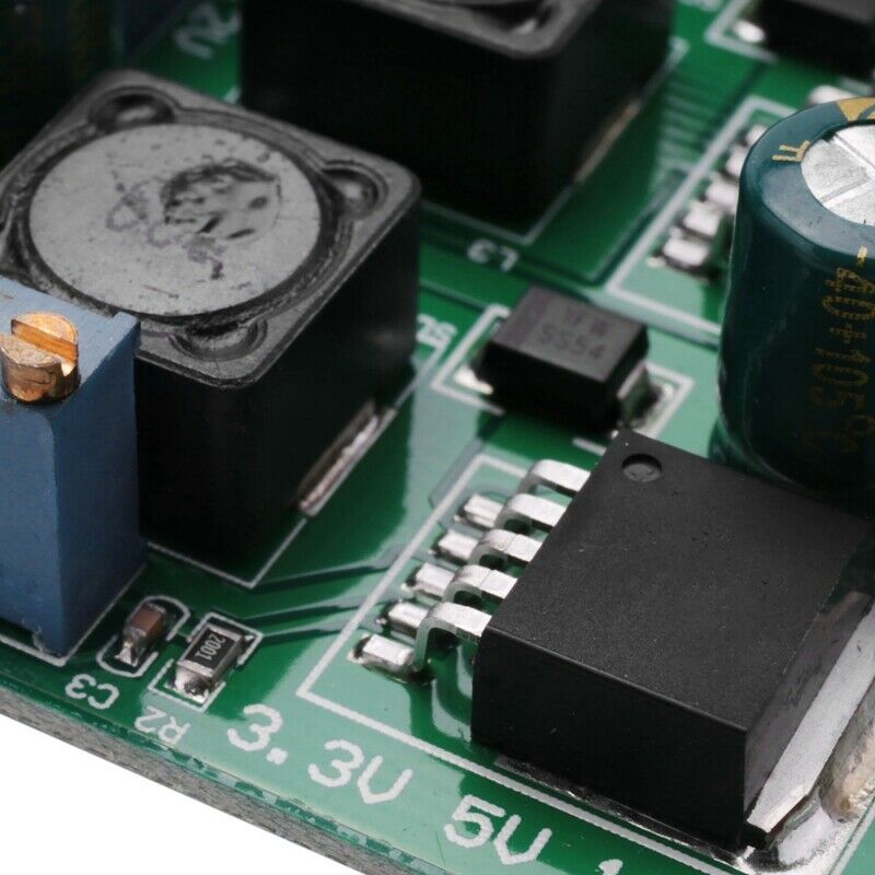 3A 4 Channels Multiple Switching Power Supply Module 3.3V 5V 12V ADJ AdjustablQ3