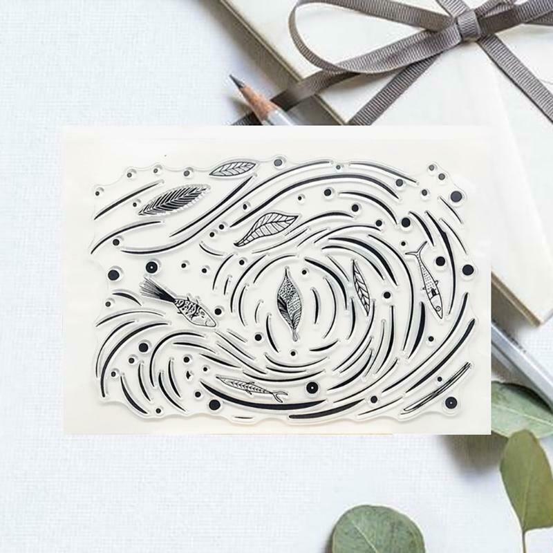 Fish Silicone Clear Seal Stamp DIY Scrapbooking Embossing Photo Album Decorative