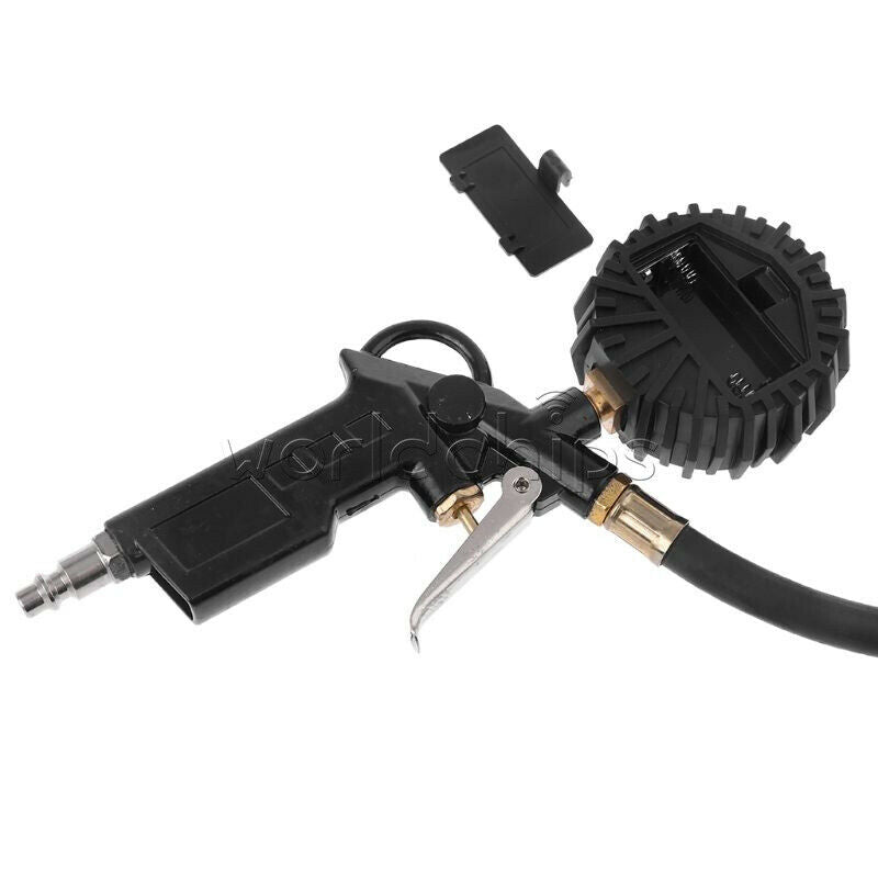 Digital Tire 200 PSI Inflator with Pressure Gauge Air Chuck for Truck/Car/Bike