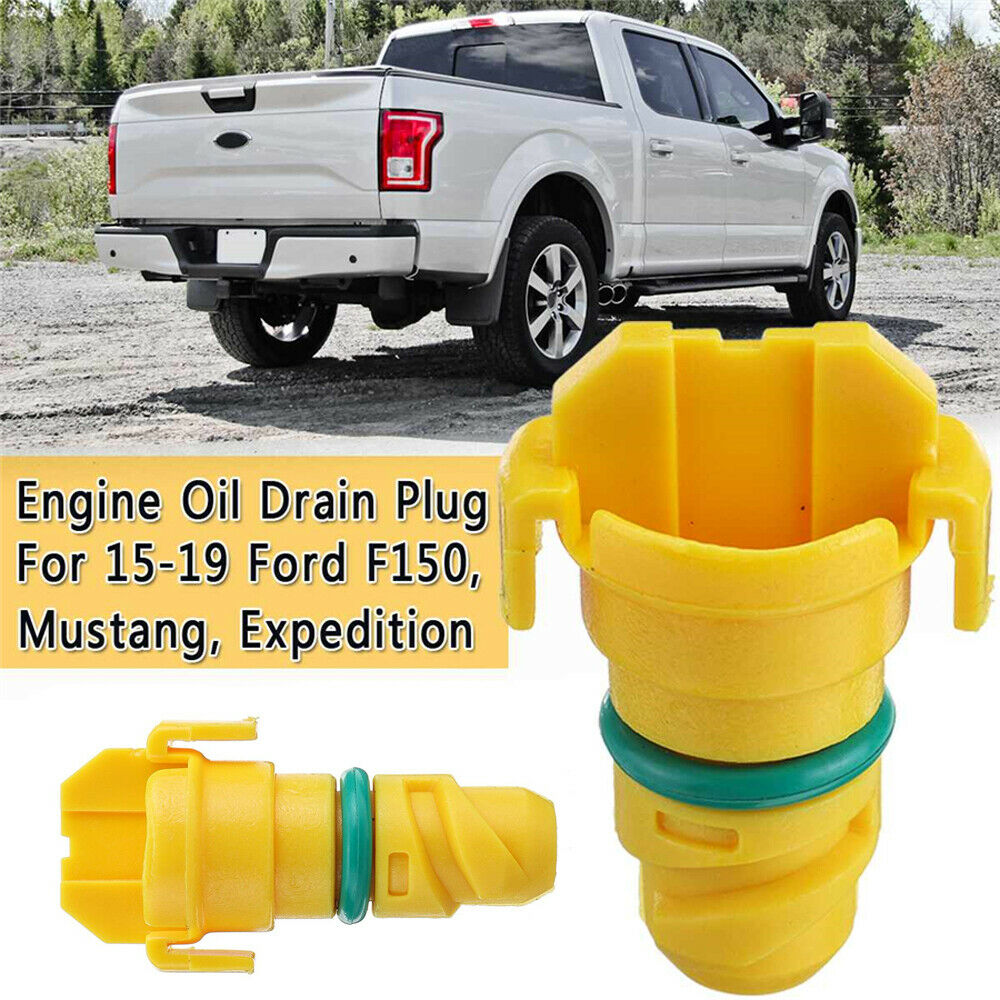 For 15-19 Ford F150 Mustang Expedition 2x Engine Oil Drain Plug Screws KX6Z6730B
