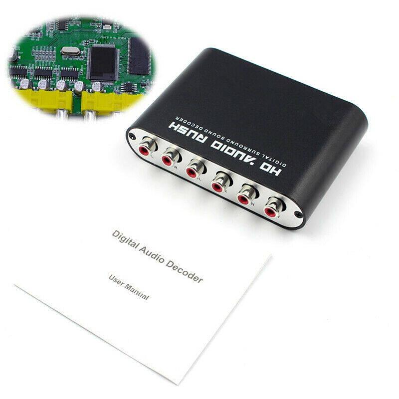 5.1 Audio Gear AC-3 Digital Audio Converter LPCM To Digital Audio Decoder L Tt