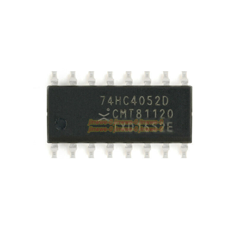 10pcs 74HC4052D,653 SOIC-16 dual 4-channel analog multiplexer Chip