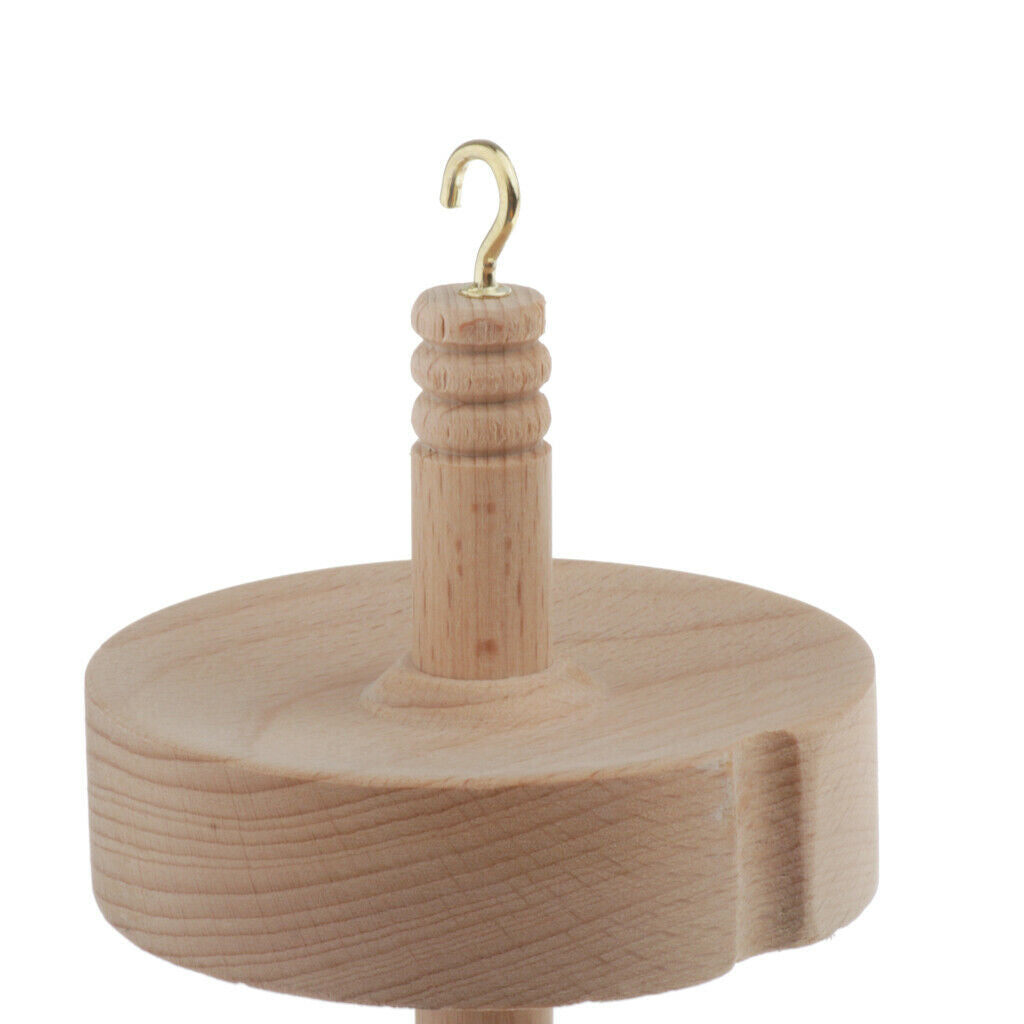 Drop Spindle Bottom Whorl Yarn Spinning Hand Carved 12.6'' Length