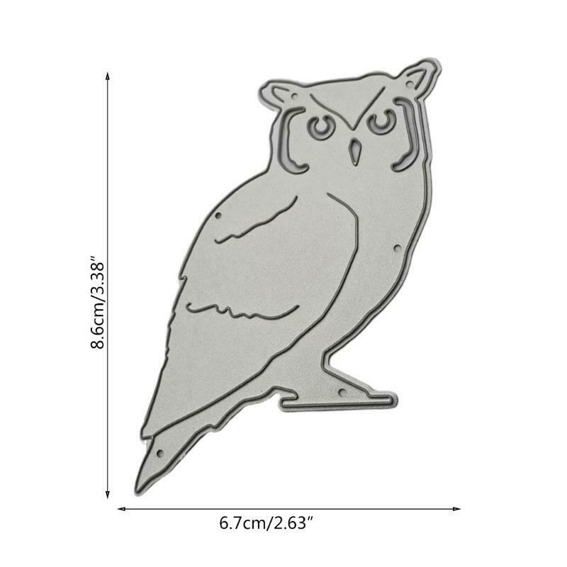 Animal Owl Metal Cutting Dies Stencil DIY Scrapbooking Album Paper Card Template