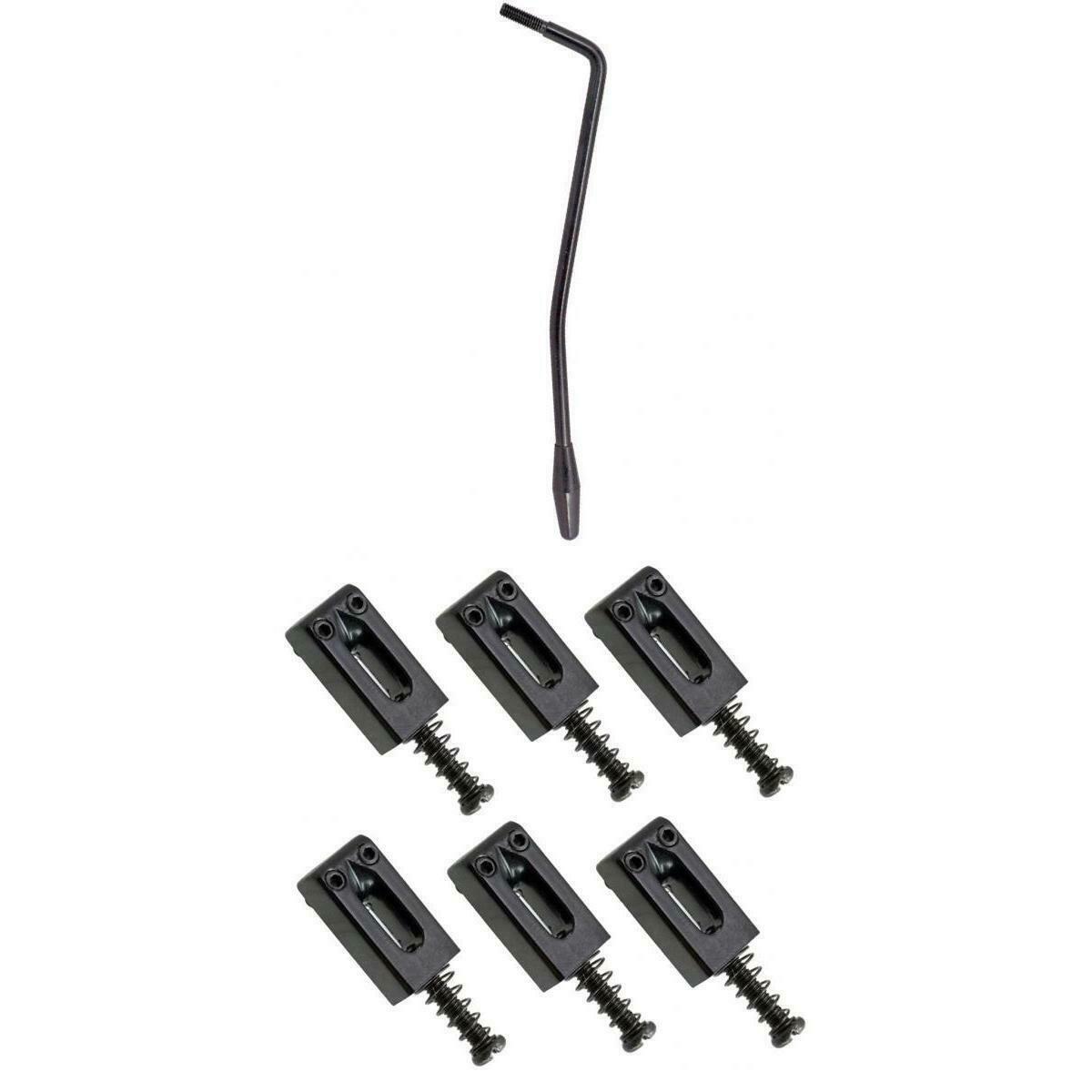 6Pcs Tremolo Bridge Rope Saddle With Arm Tremolo Trem For Electric Guitar