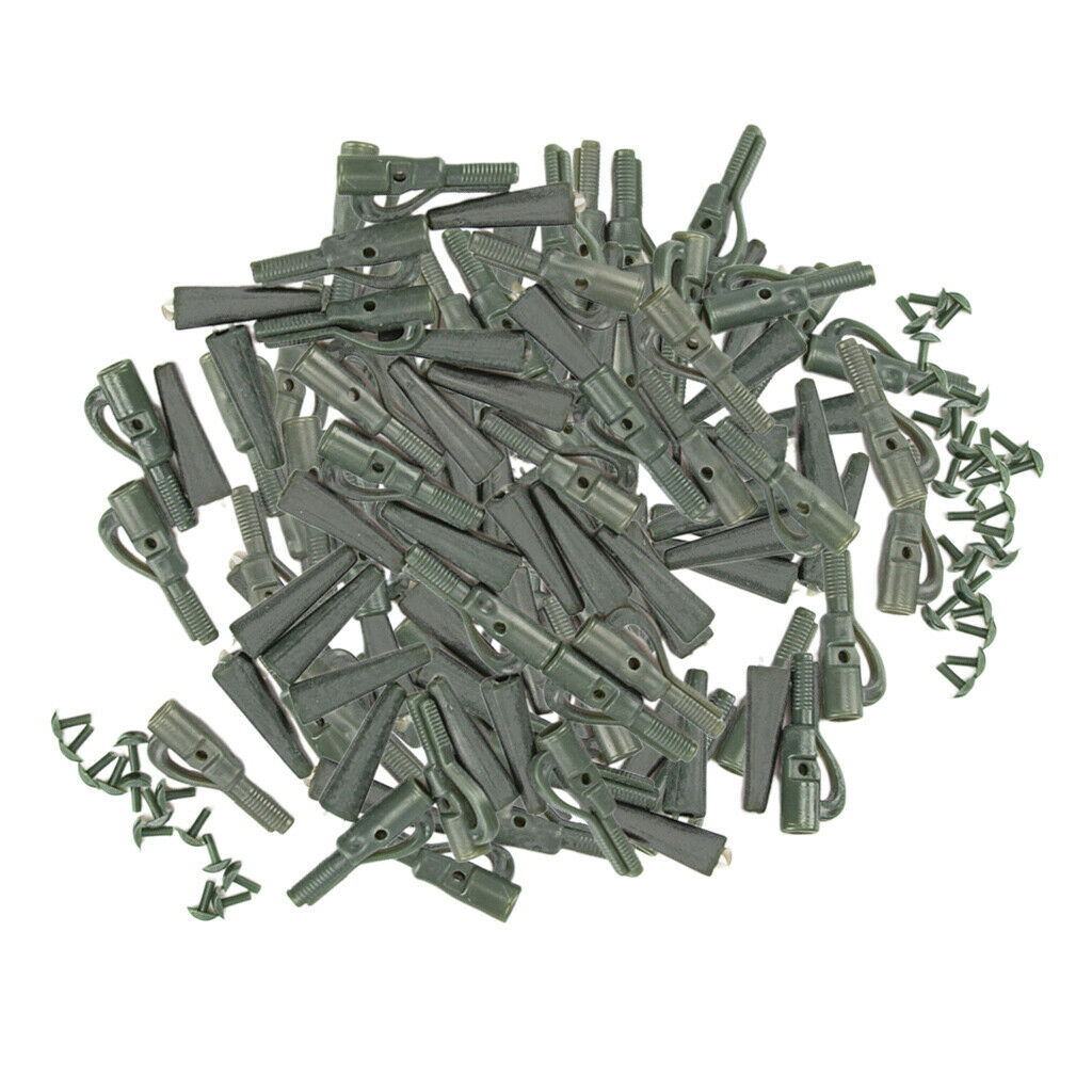 100Pcs Quick Change Swivels Sinkers Weights for Carp Fishing Accessories