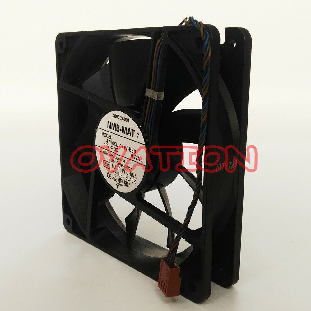 For NMB-MAT 4710KL-04W-B56 12cm 12025 120mm DC 12V  4-wire PWM case cooling fan